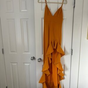 Beautiful rust/gold formal gown
